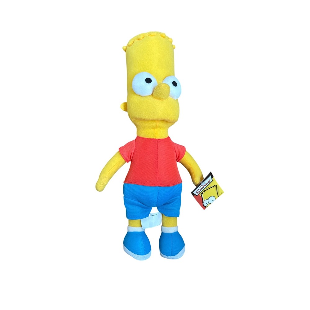 Vintage 2005 The Simpsons Bart Simpson Plush Nanco 20th Century Fox Toy Tag